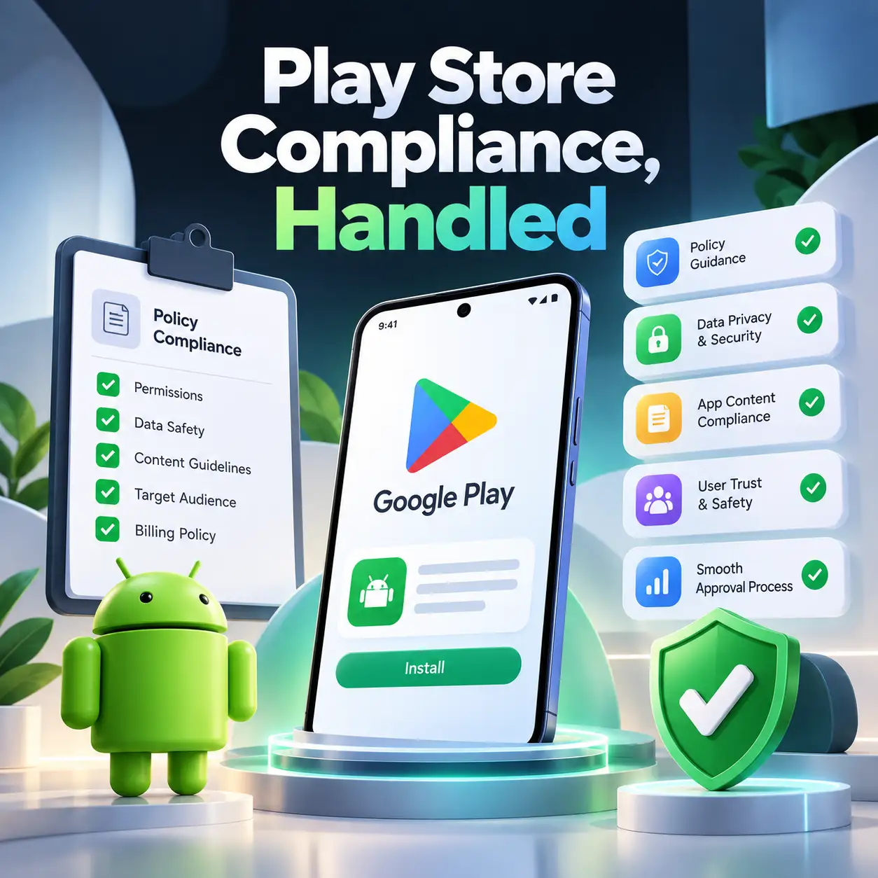 Play Store Compliance Handled